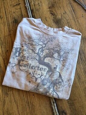 Vintage Bone Collector Tan Graphic Shirt Mens 2XL